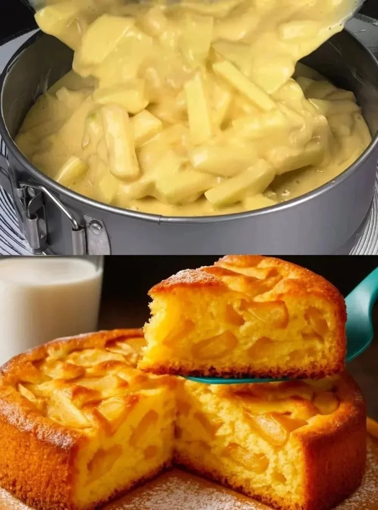 Lahodný jablkový koláč posypaný škoricou a podávaný na tanieri.