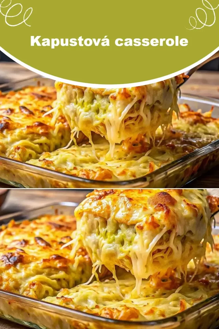 Chutná Kapustová casserole plná zdravých surovín.