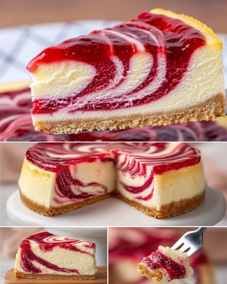 Malinový zebrový cheesecake so sladučkými malinami a krémovou textúrou.