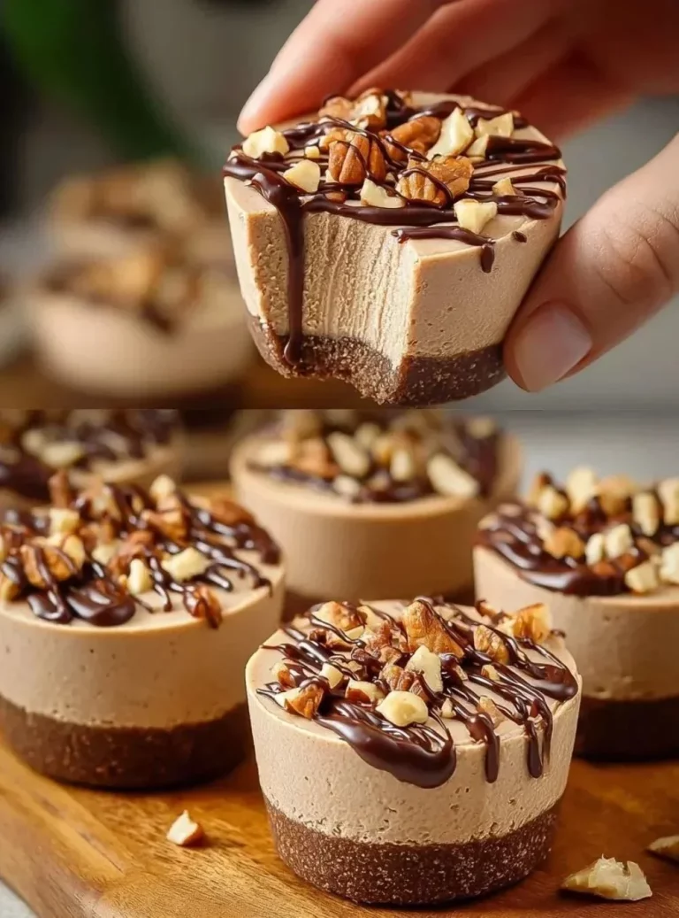 Mini cheesecake bez pečenia, lahodný dezert na jednoduchú prípravu.