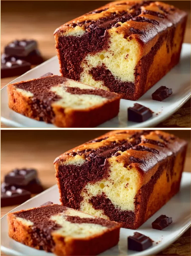 Mramorová čokoládová torta s jemnou čokoládovou polevou a dekoráciou