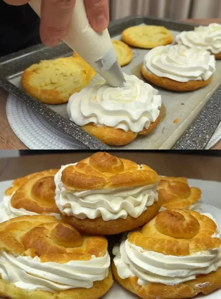 Profiterole s citrónovým krémom - chutný dezert