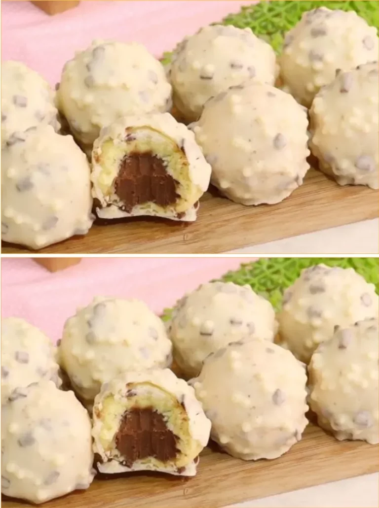 Tropické čokoládové truffles s ovocnou náplňou a posypom čokolády
