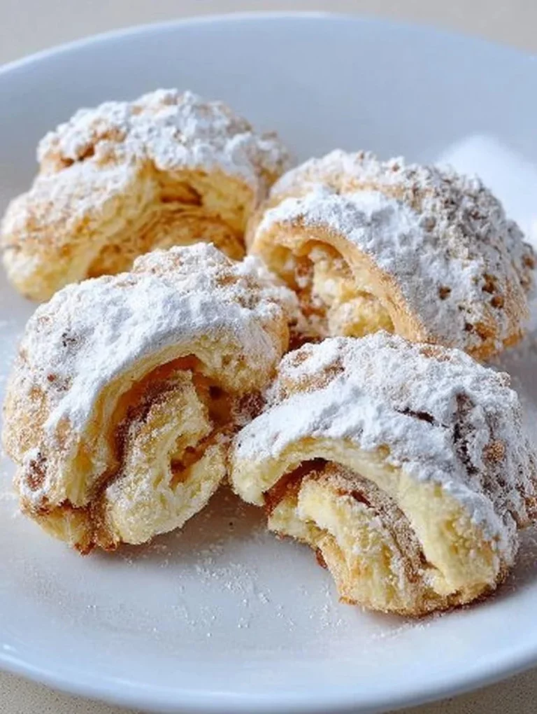 Tradičné burgenlandské kipferly na tanieri, čerstvo upečené.