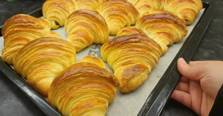 Domáce croissanty pripravené metódou bez prvého kysnutia