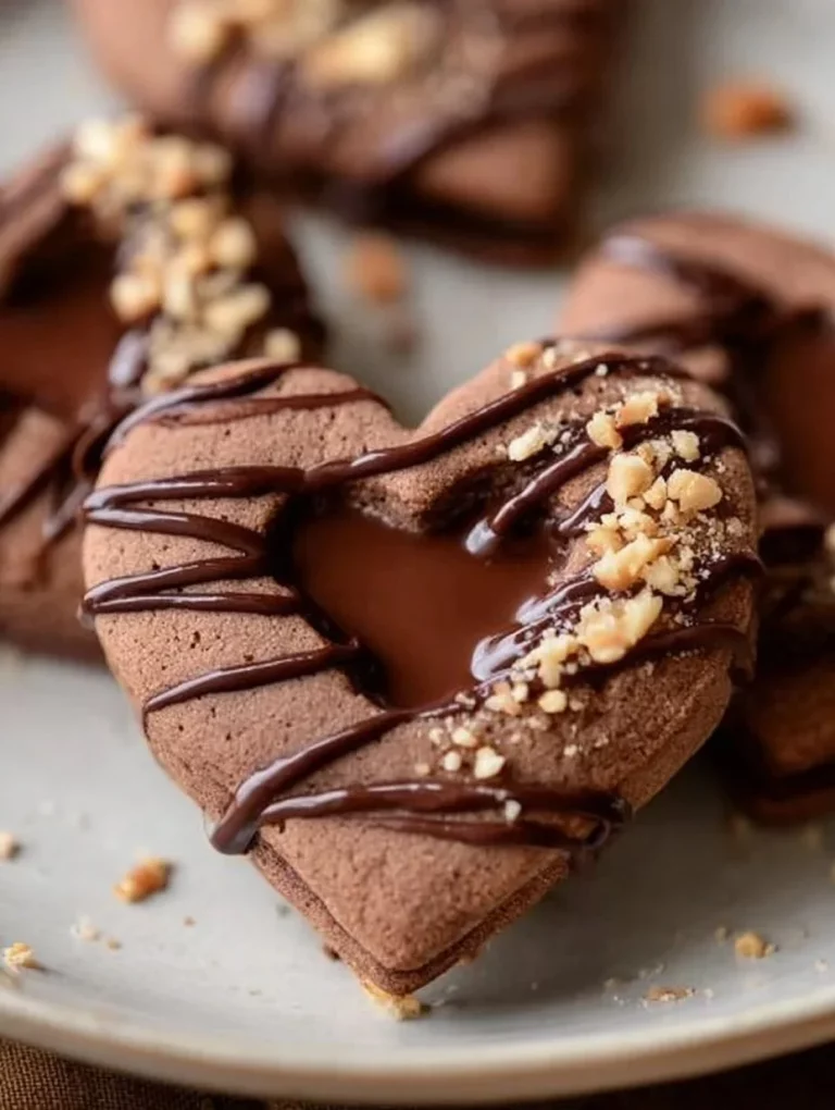 Nutella koláčiky podávané na tanieri s kakaom