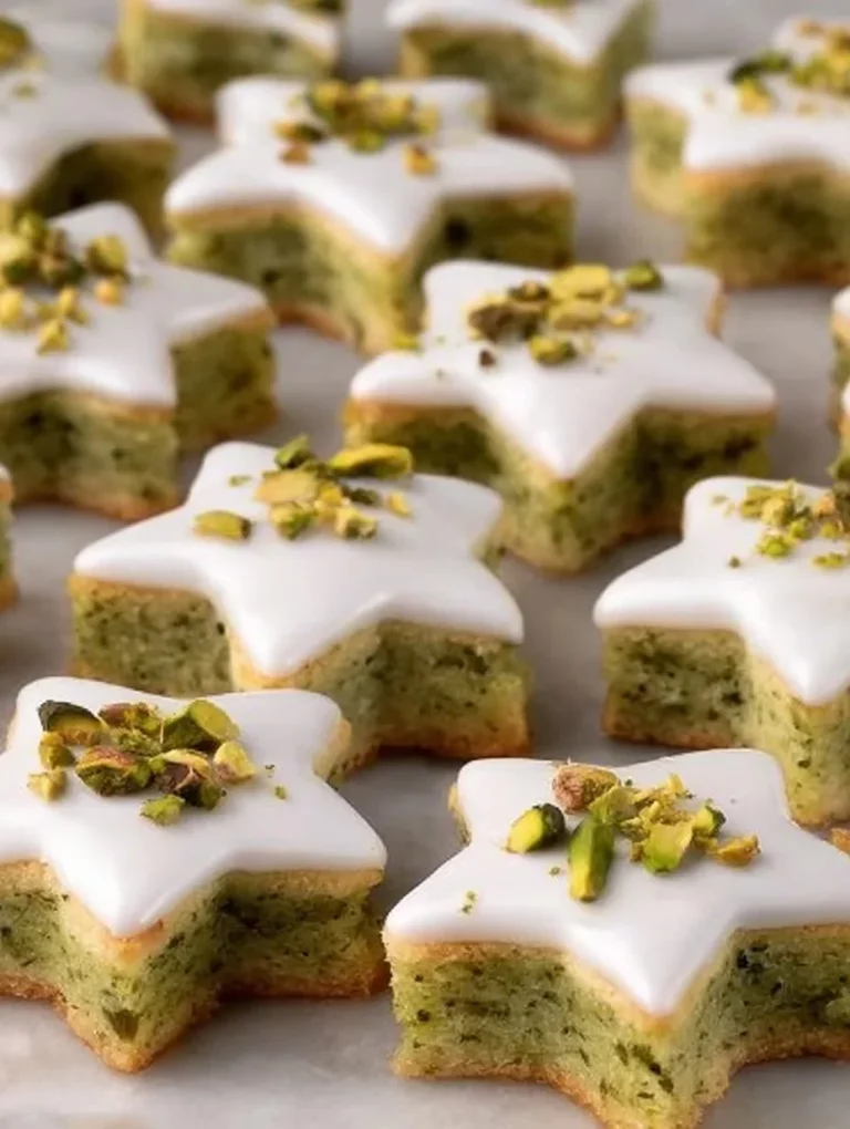 Pistáciové hviezdy - zdravý a chutný snack z pistáciových orechov.