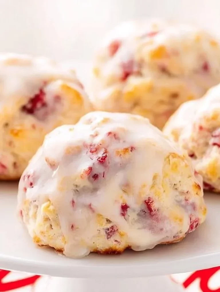 Citrónovo-malínové scone s čerstvými malinami a citronovou príchuťou