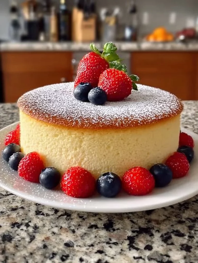 Rozplývajúci sa ľahký cheesecake na tanieri