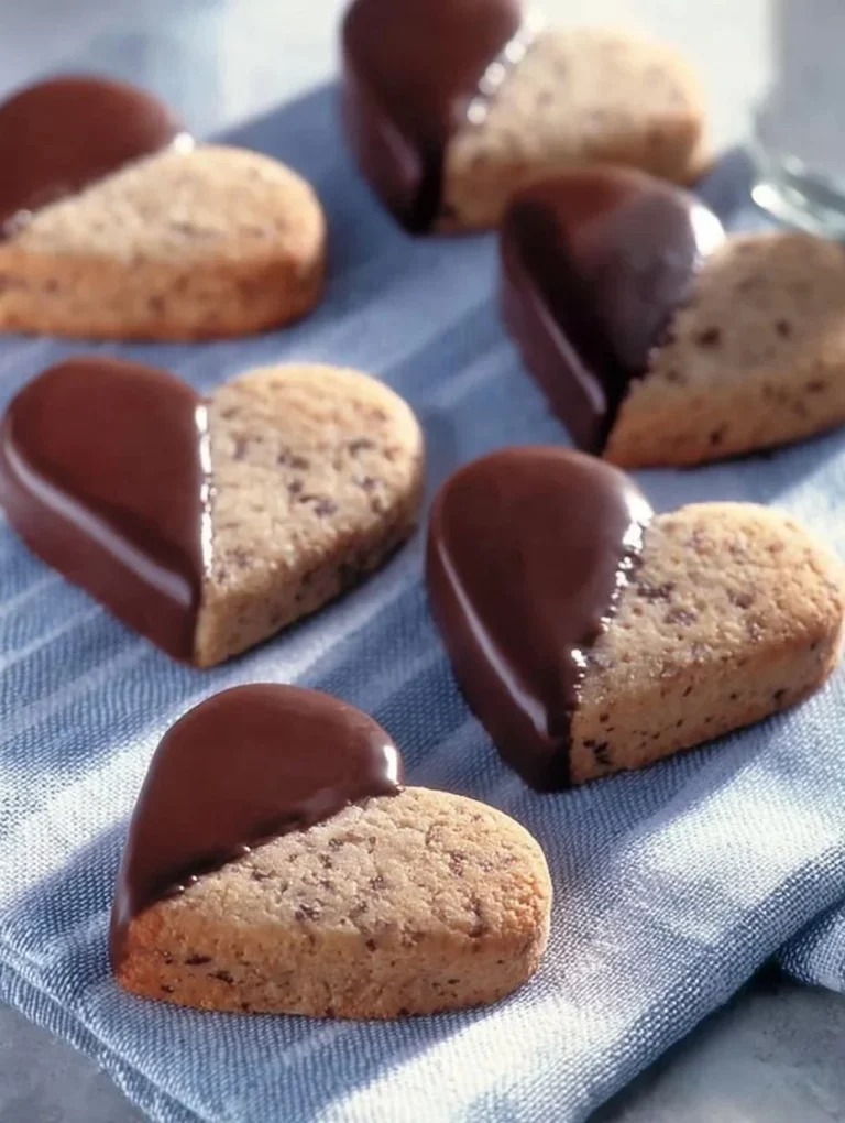 Delikátne stracciatella srdcia zdobené čokoládou a krémom