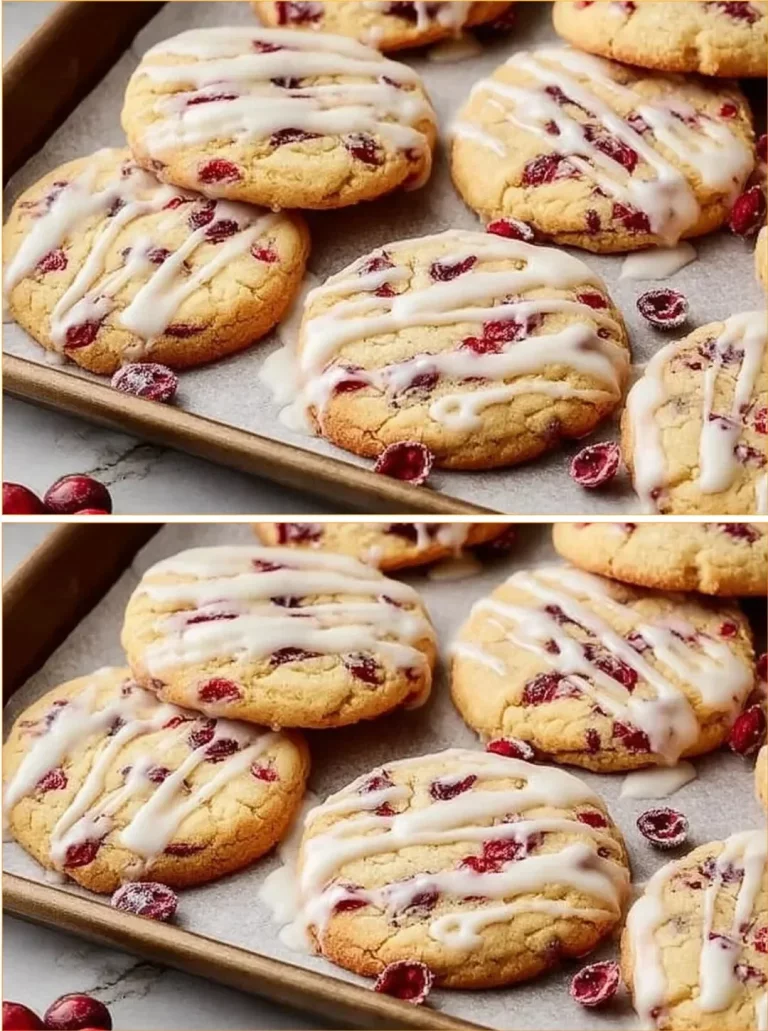 Žuvacie vianočné cookies s brusnicami a pomarančom