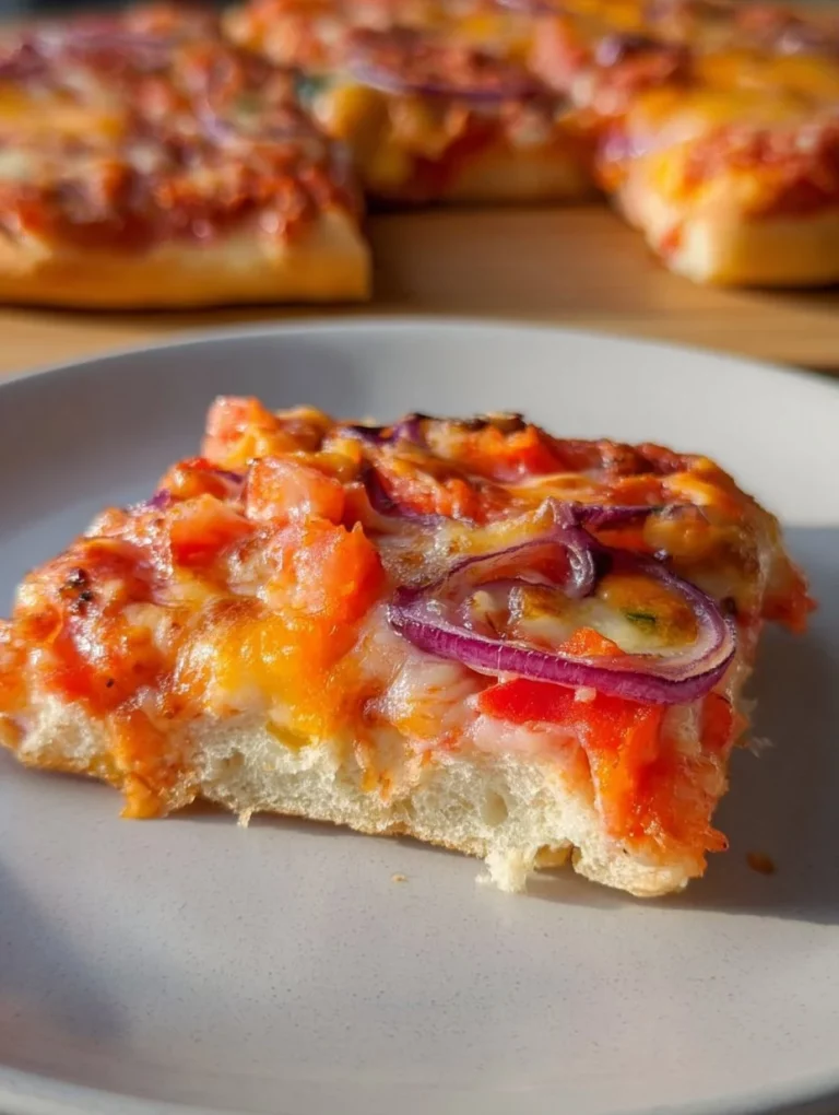 Domáca pizza na plechu pripravená s čerstvými ingredienciami