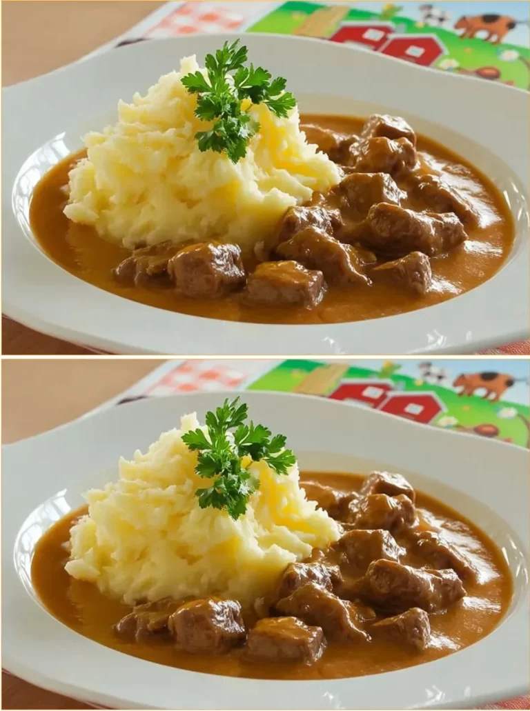 Hovädzia omáčka pre deti s čerstvými ingredienciami na tanieri