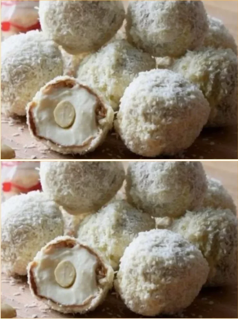 Kokosové pralinky s čokoládovou polevou a strúhaným kokosom