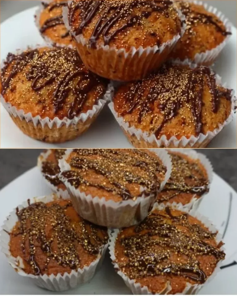 Muffiny s gaštanmi a kokosu na tanieriku