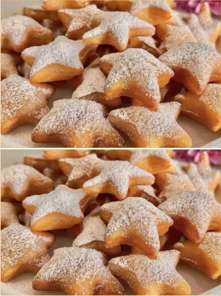 Rýchlo vyprážané hviezdičkové donuty s polevou