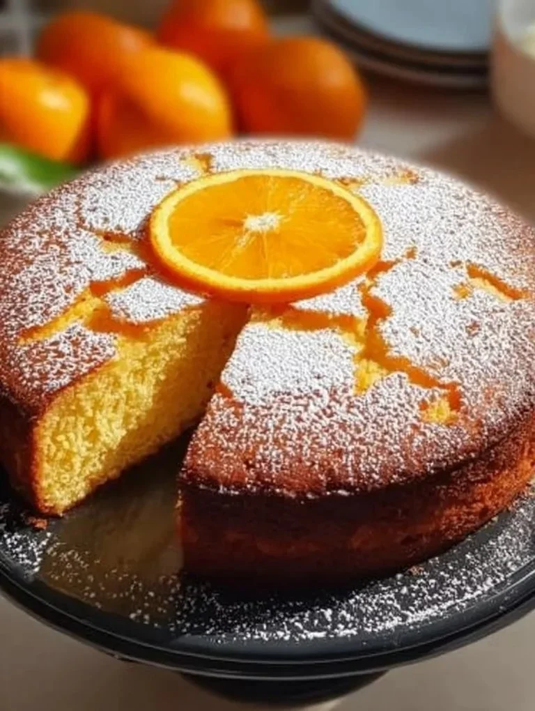 Super hladká Pomerančová torta s citrusovou polevou a ozdobou