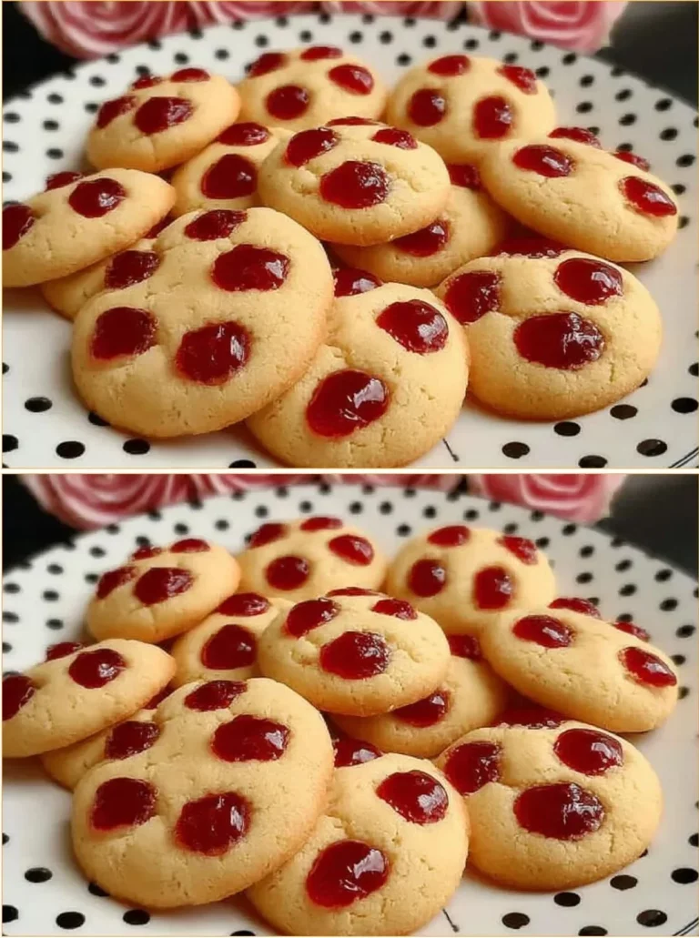 Súťažné sušienky plnené džemom na tanieri