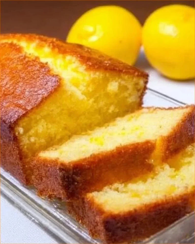 Citrónová torta s krémom a citrónovou polevou