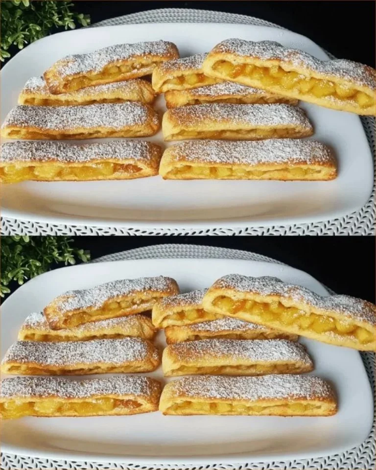 Jablečné skořicové biscotti na dřevěném stole s jablky a skořicí.