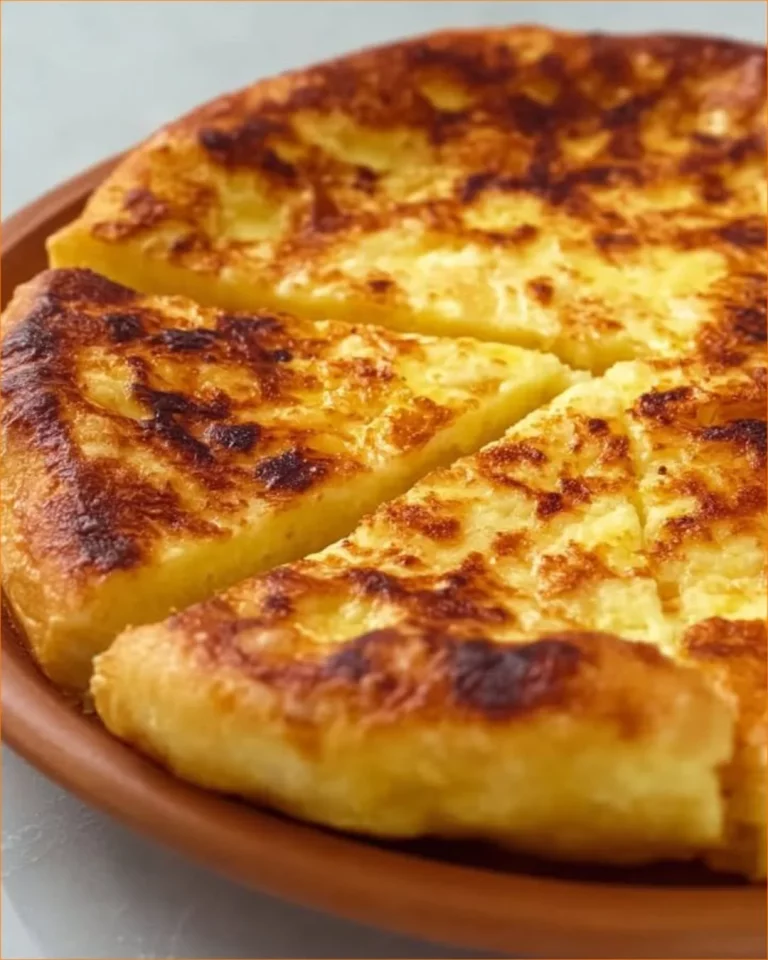 Khachapuri na panvici s roztopeným syrom a čerstvými bylinkami