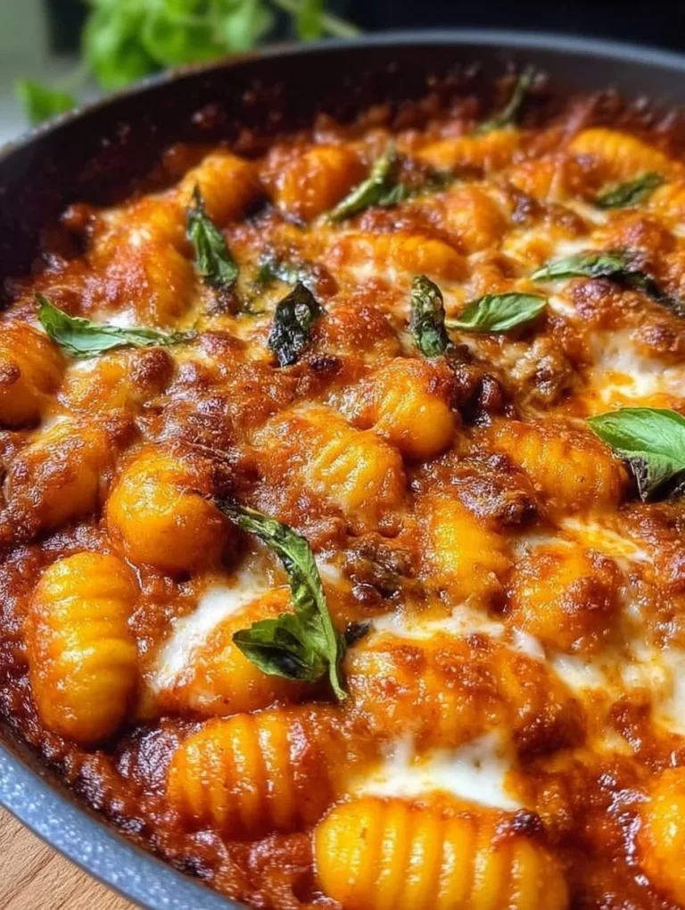 Krémové paradajkové gnocchi servírované v jedle so zeleninou