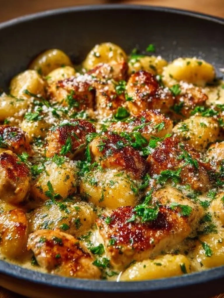 Kuracie gnocchi na panvici s cesnakom - recept na lahodné jedlo.