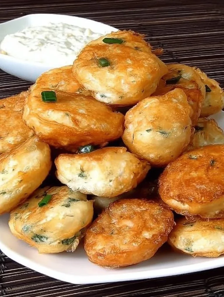 Palačinky s cibuľkou servírované na tanieri