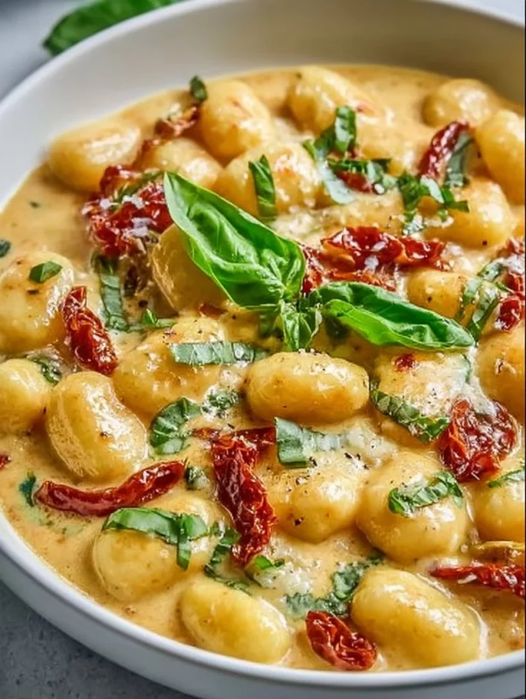 Misky plné lahodných domácich gnocchi so zeleninou a omáčkou.