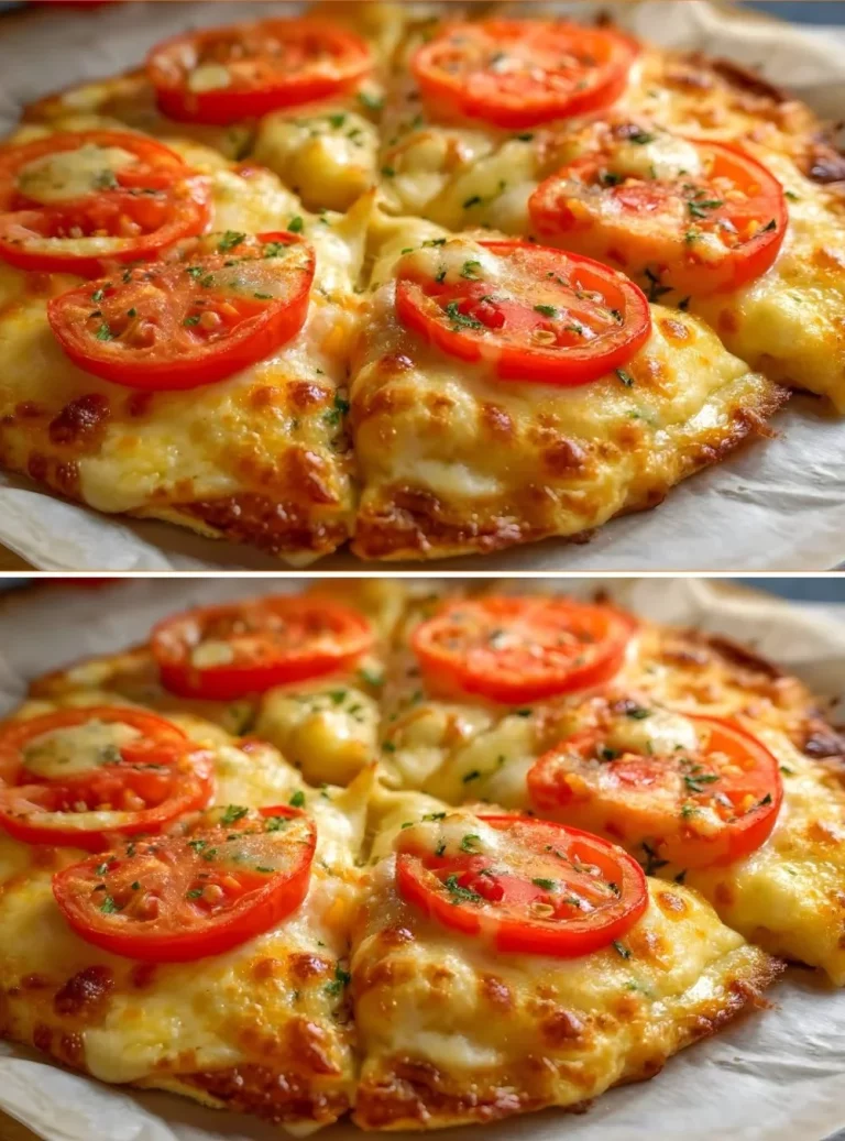 Chrumkavá zemiaková pizza so zeleninou a mozzarellou