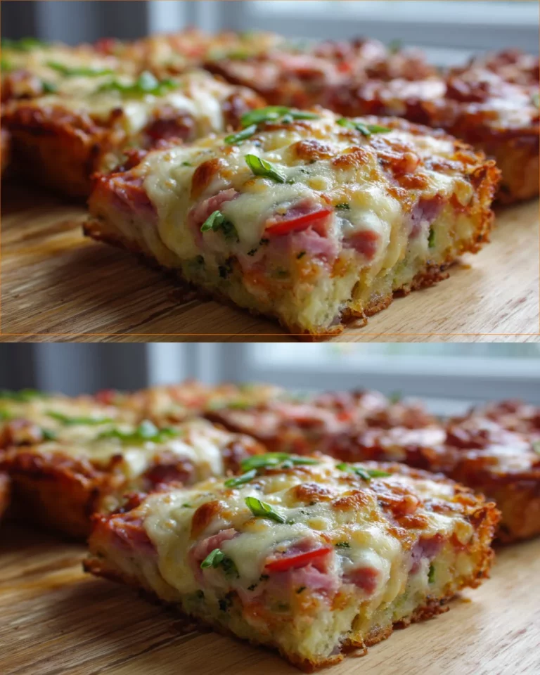 Recept na lenivý pizza koláč bez cesta