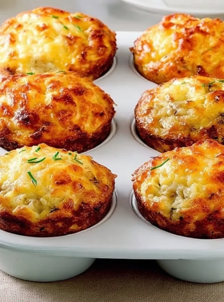 Karfiolové muffiny s karfiolom a syrom na bielom tanieri