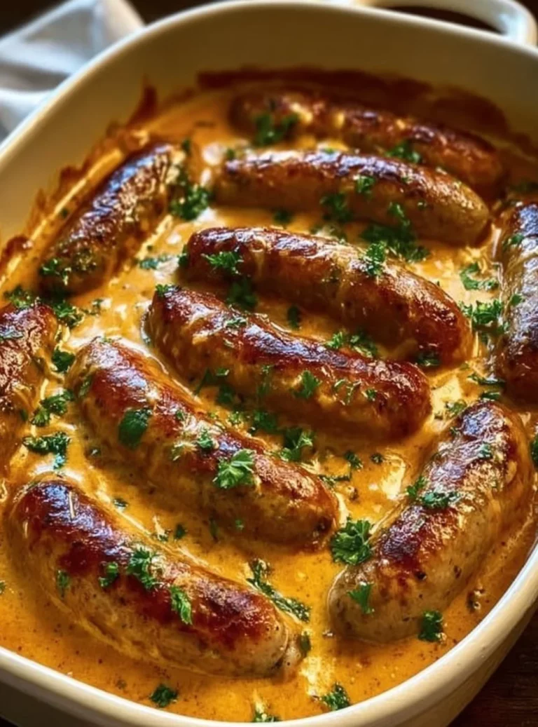 Srdcová klobása v cibuľovo-kari smotanovej omáčke so zeleninou