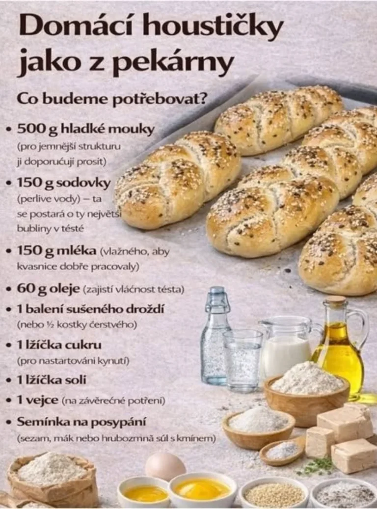 Mäkké domáce rožky upečené v domácnosti ako z pekárne
