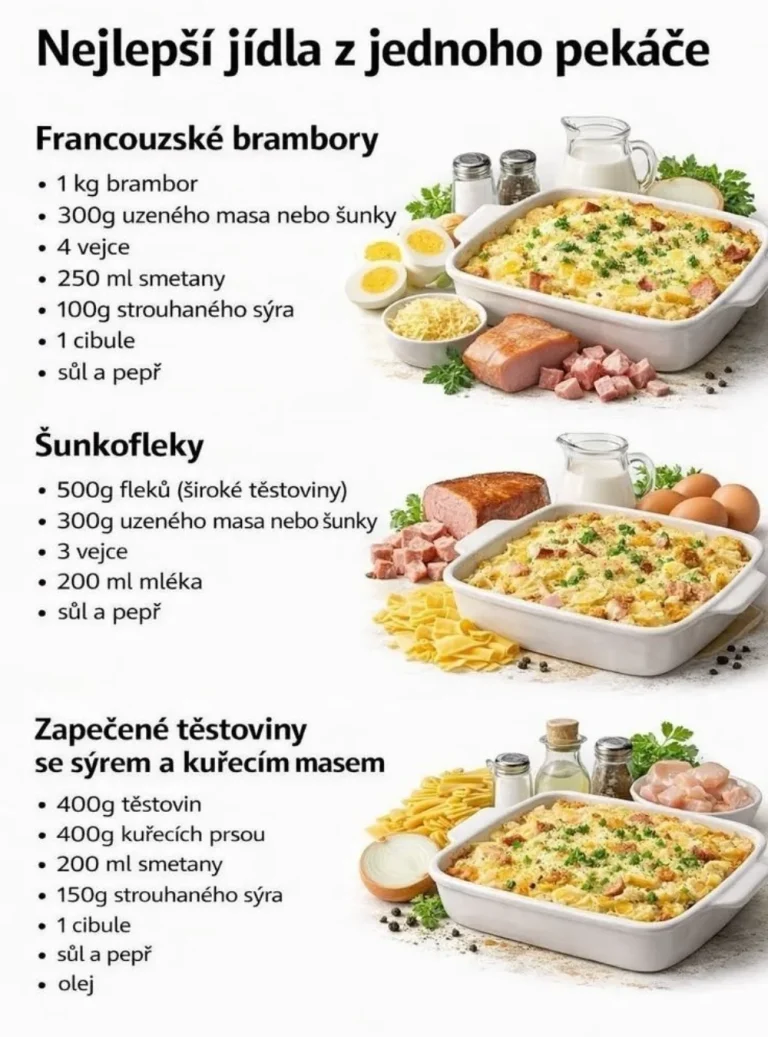 Francúzske zemiakové kastróly s lahodnými ingredienciami