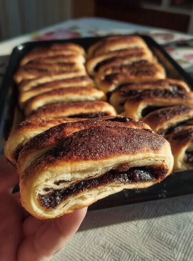 Gápelský koláč s škoricou a ovocím na tanieri