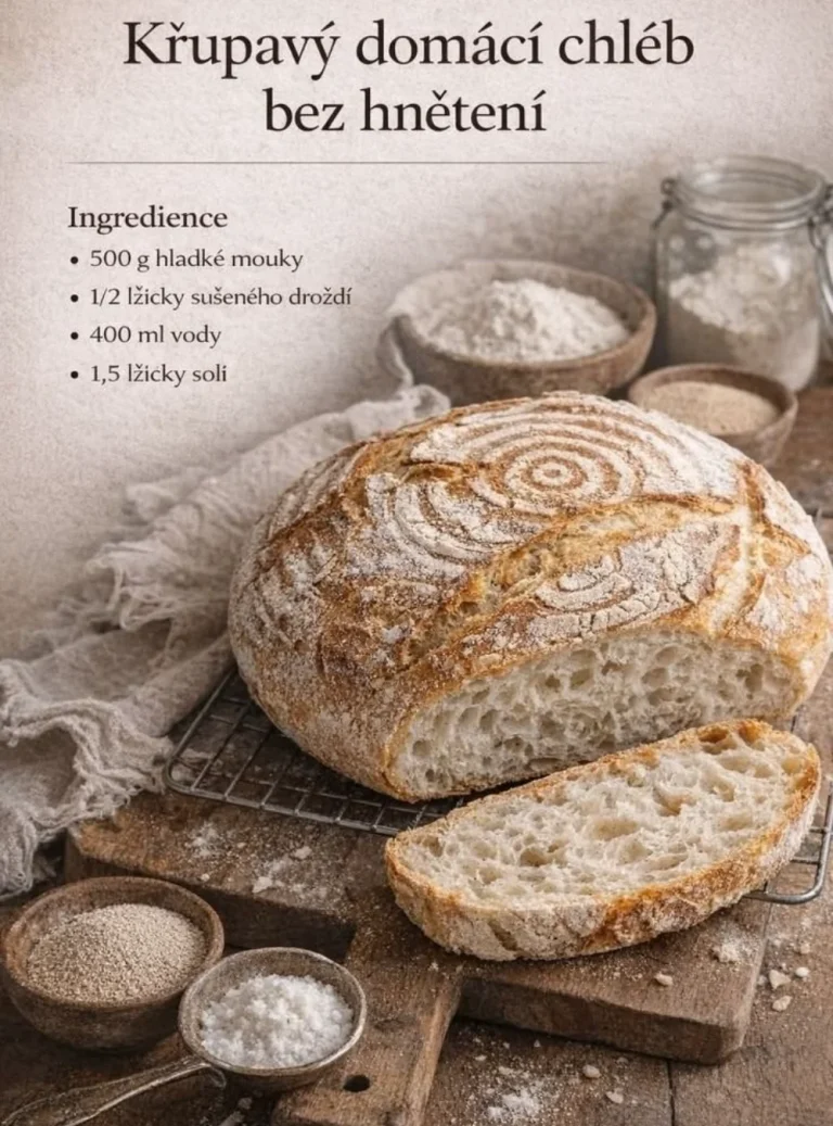 Jednoduchý recept na lahodné pečivo pripravené doma