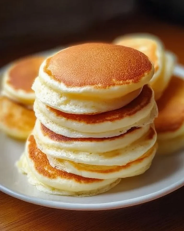 Nadýchané palacinky s ovocím a polevou