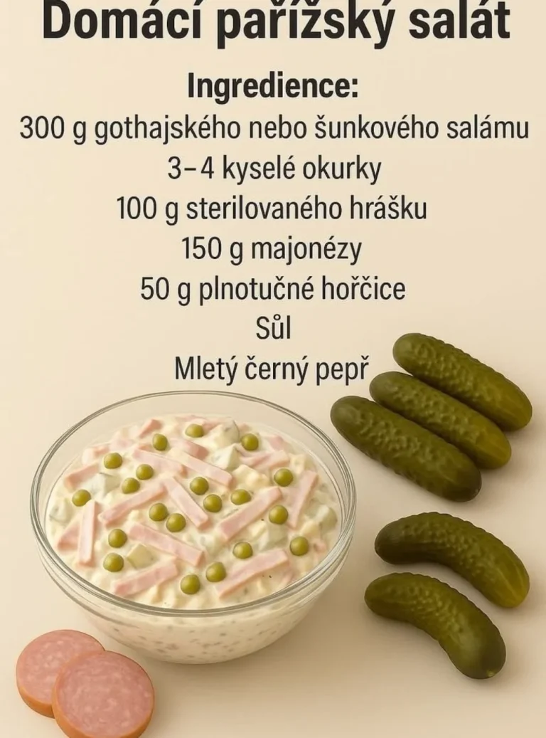 Recepty na delikátne šaláty a nátierky od Jany Jakešovej.