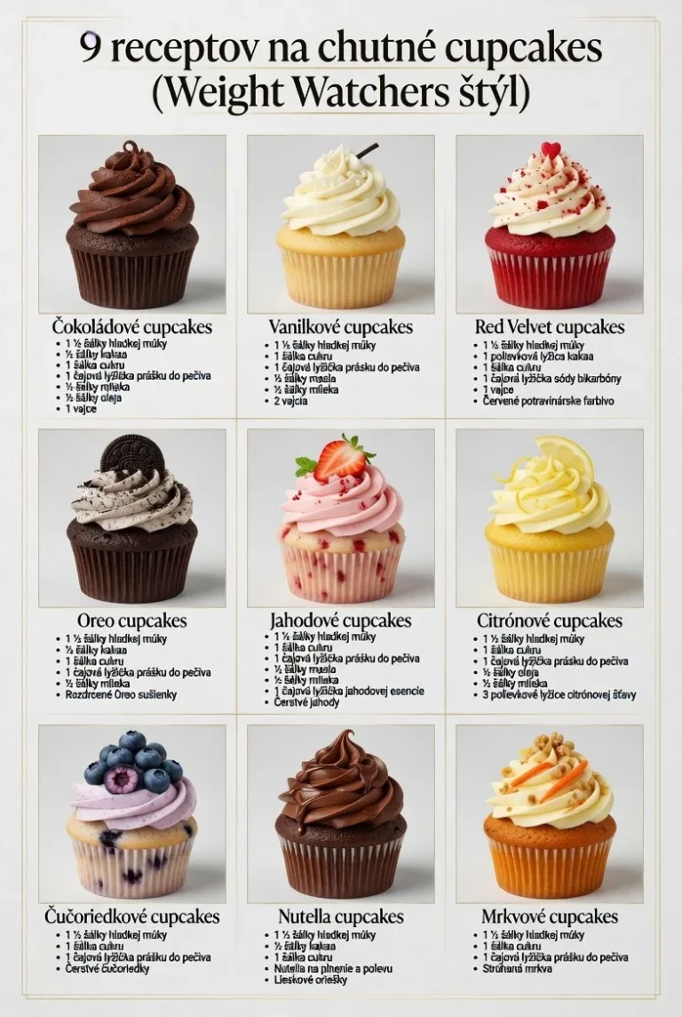 Jednoduché recepty na muffinov a cupcakes z jedného cesta