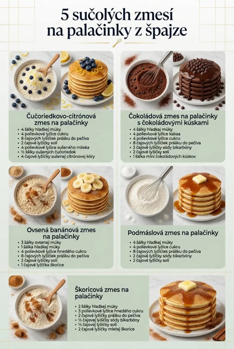 5 receptov na palacinky s rôznymi príchuťami a náplňami