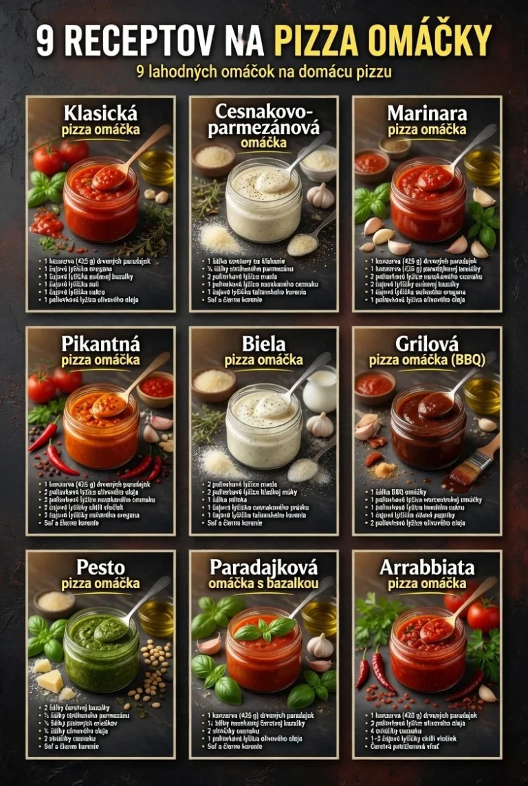 Jednoduché domácich pizza omáčky na prípravu lahodnej pizze.