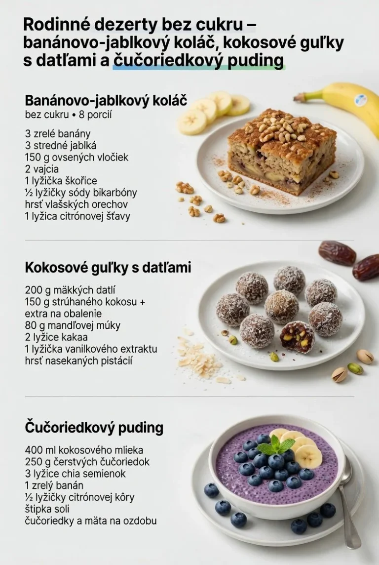 Banánovo-jablkový koláč s ovocím a posypkou