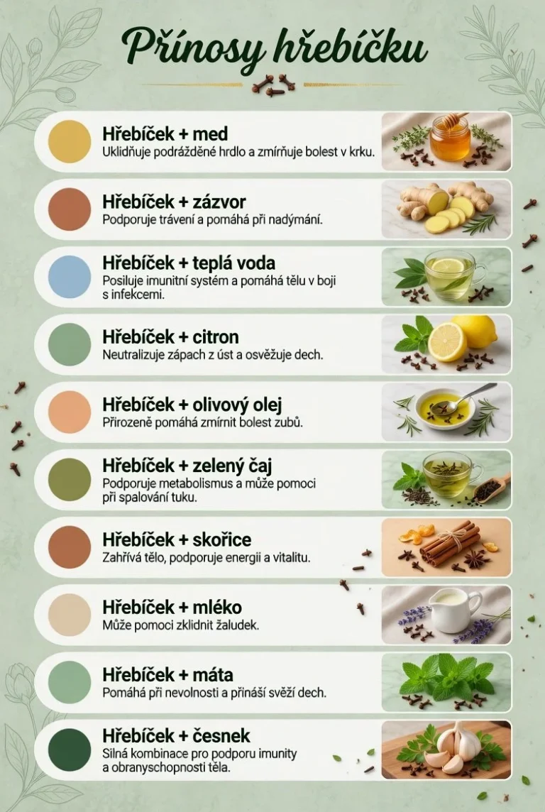 Hřebíček nápoje: tradičný slovenský nápoj s arómou a blahodarnými účinkami.