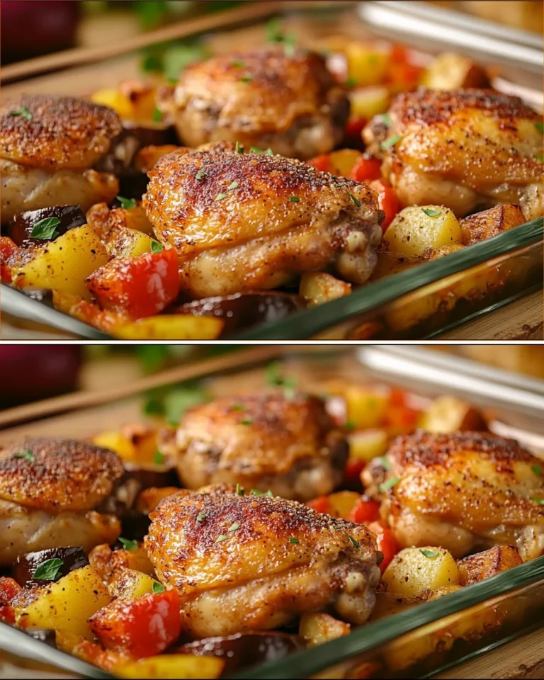 Recept na šťavnaté kuracie stehná na tanieri