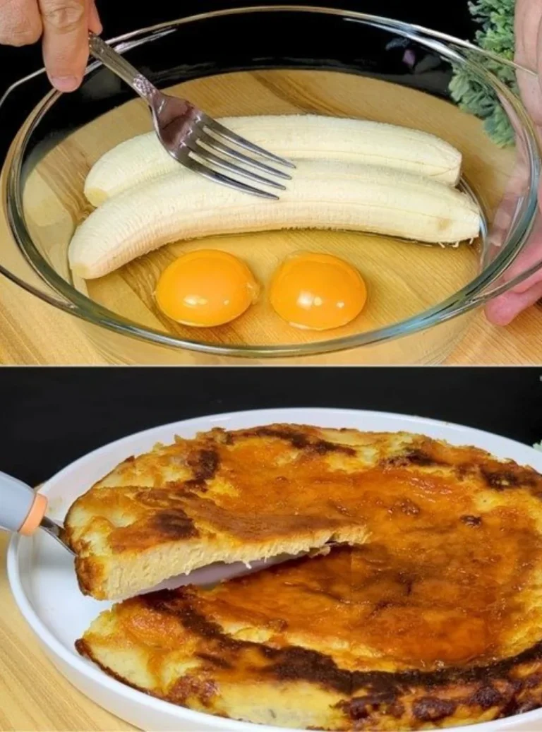Chutný banánový dezert s čerstvými banánmi a krémovou náplňou.