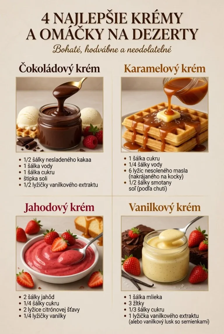 Jahodový krém s kakaovým prekvapením v miske