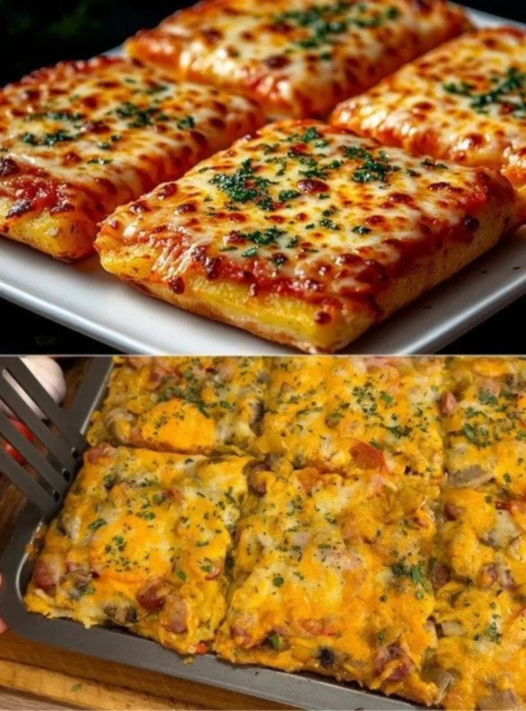 Jemná zemiaková pizza s vrstvou syra a bylinkami