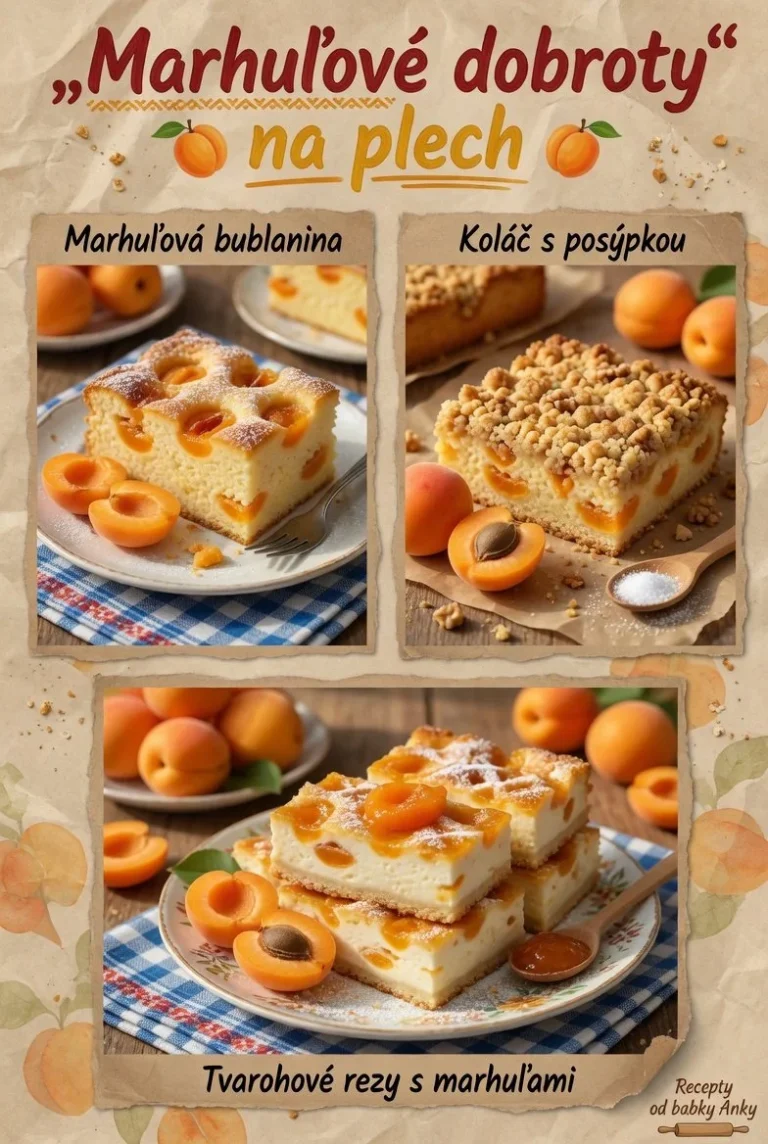 Chutná bublanina s marhuľkami na plechu a posýpkou