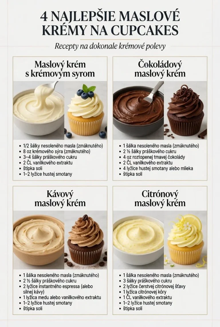 Maslový krém na dezert s rýchlymi receptami
